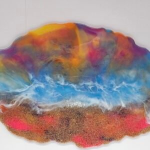 Beach wall plaques 12x8