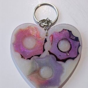 Heart keychain