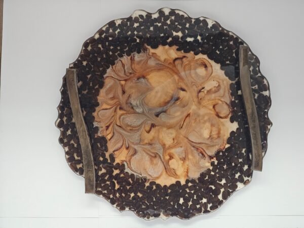 Coffee serving tray 13x13