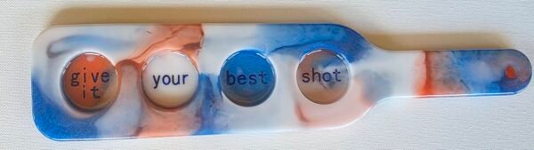Shot serving tray