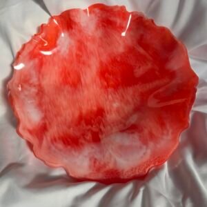 Vibrant Red Bowl
